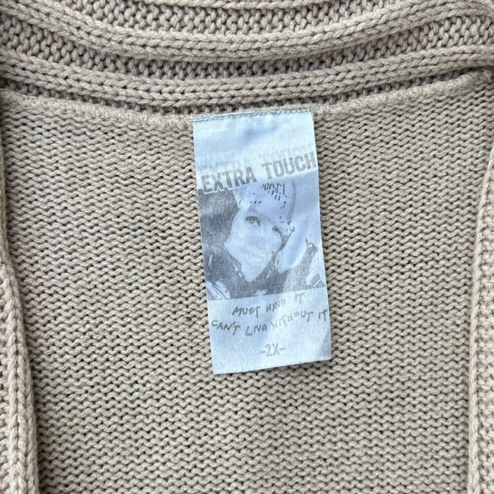 Y2k Extra Touch Belted Sweater Vest View 5